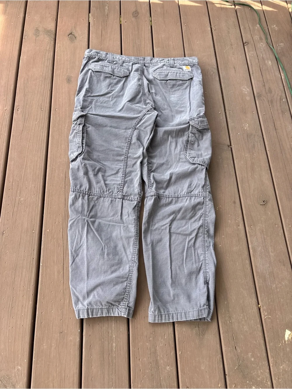 Carhartt Force Mens 40x32 Grey Relaxed Fit Cargo Pants